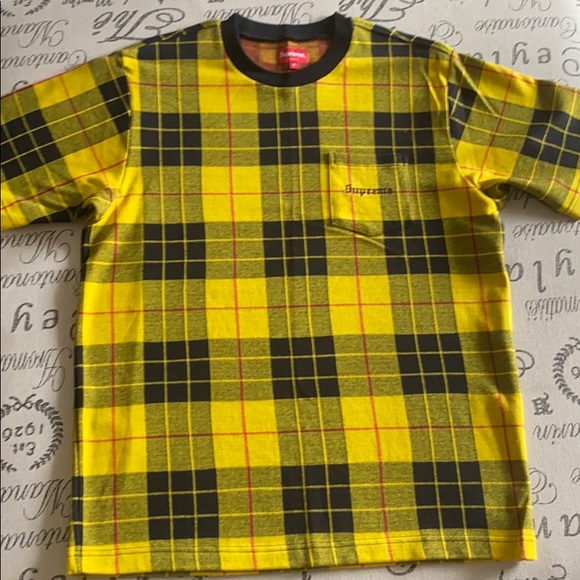 トップス Supreme Jacquard Tartan Plaid Tee L Supreme | Shirts | Supreme Jacquard Tartan Plaid Tee | Poshmark